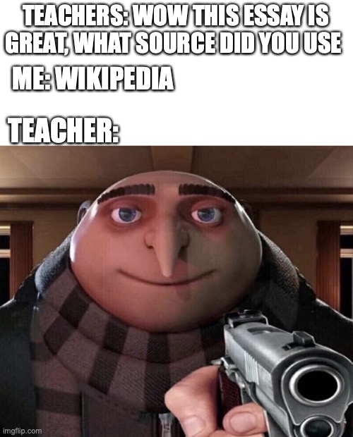 Gru with a gun Meme Generator - Imgflip