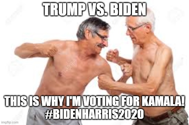 debate2020 | TRUMP VS. BIDEN; THIS IS WHY I'M VOTING FOR KAMALA!
#BIDENHARRIS2020 | image tagged in trump,biden,kamala harris | made w/ Imgflip meme maker