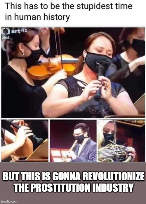 BUT THIS IS GONNA REVOLUTIONIZE THE PROSTITUTION INDUSTRY | image tagged in mask | made w/ Imgflip meme maker