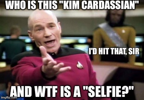 Shatner agrees with the Klingon | image tagged in memes,picard wtf | made w/ Imgflip meme maker