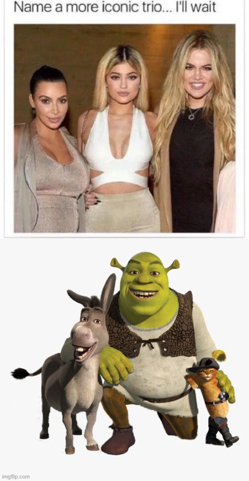 Easily | image tagged in name a more iconic trio | made w/ Imgflip meme maker