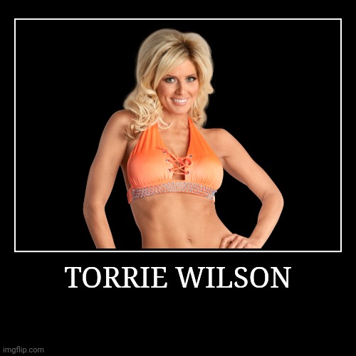Torrie Wilson | image tagged in demotivationals,wwe | made w/ Imgflip demotivational maker