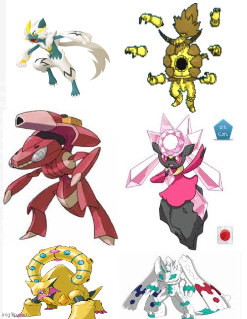 My actual pokemon team for sun and moon through sword and shield | image tagged in blank meme | made w/ Imgflip meme maker