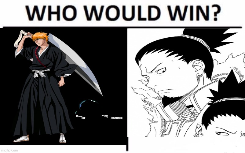 who would win | image tagged in anime | made w/ Imgflip meme maker