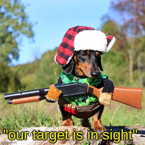 "our target is in sight" | made w/ Imgflip meme maker