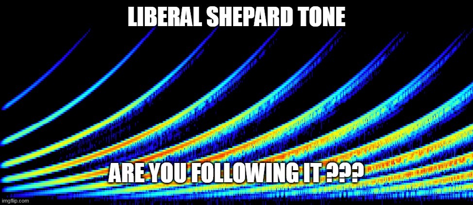 Are You Following The Liberal Shepard Tone | image tagged in are you following the liberal shepard tone,you following the liberal shepard tone,following,liberal,shepard tone | made w/ Imgflip meme maker