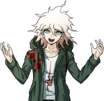 nagito komaeda transparent Blank Meme Template