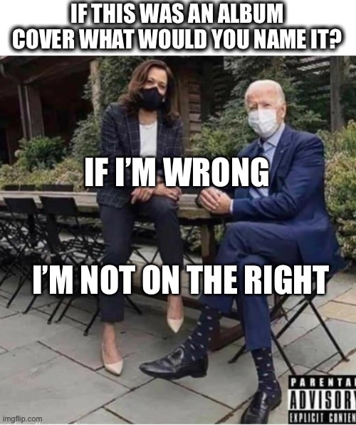 I don’t want to be right | IF I’M WRONG; I’M NOT ON THE RIGHT | image tagged in biden,kamala harris,democrats,losers | made w/ Imgflip meme maker