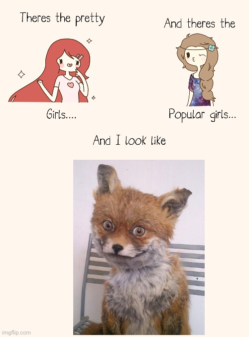 image tagged in foxes,scary fox,kawaii,memes | made w/ Imgflip meme maker