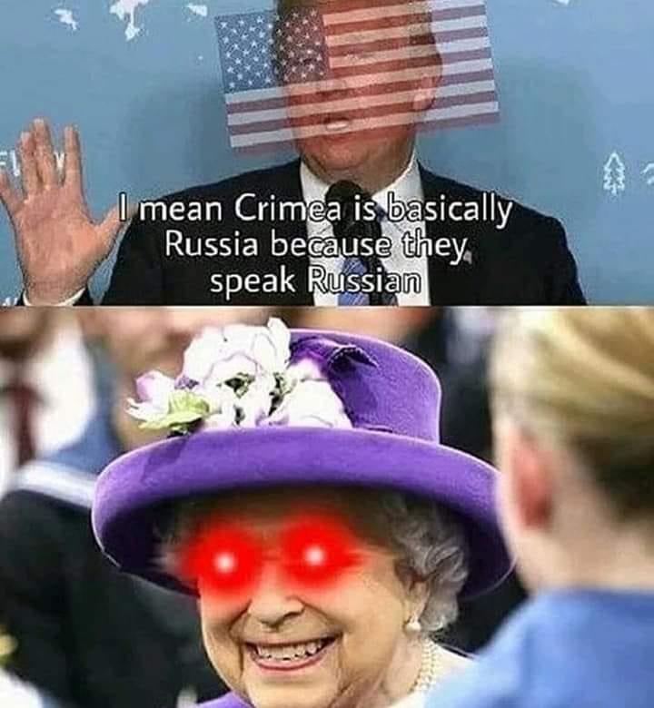 Crimea Russian English Blank Meme Template