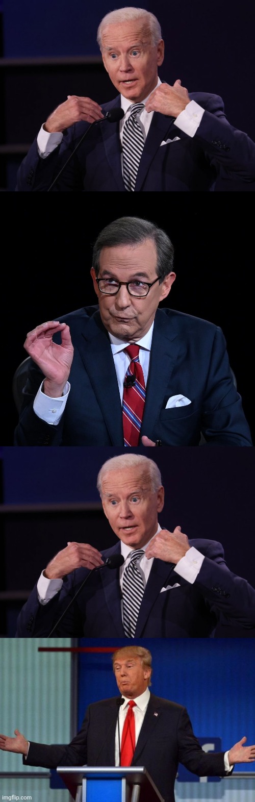 High Quality 2020 debate Blank Meme Template