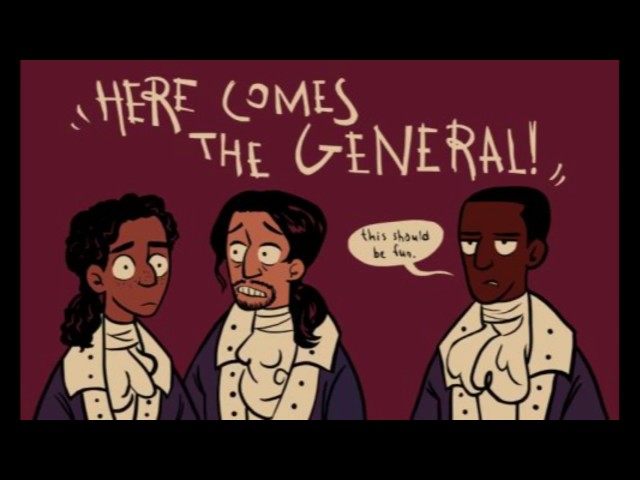 High Quality Hamilton here comes the general Blank Meme Template