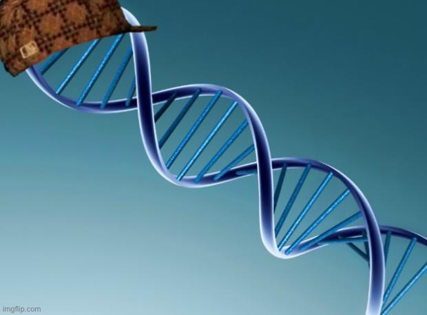 YFW they make an argument that could lead straight to eugenics. | image tagged in scumbag dna | made w/ Imgflip meme maker