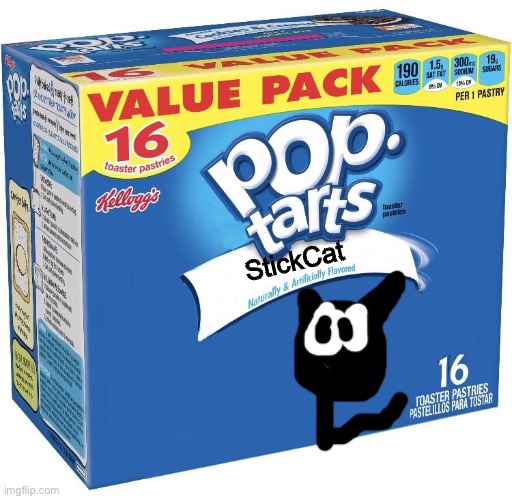 pop tarts | StickCat | image tagged in pop tarts | made w/ Imgflip meme maker