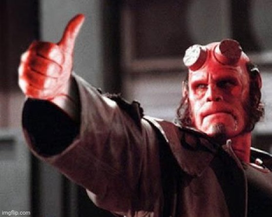 Hellboy Approved | image tagged in hellboy approved | made w/ Imgflip meme maker