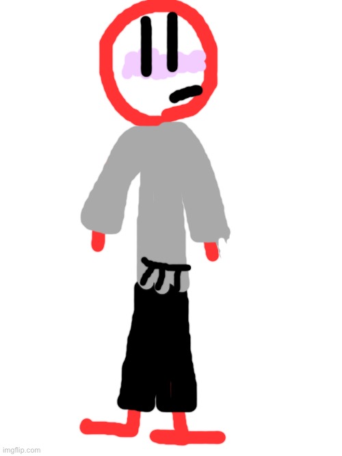 I drew Stickdanny in Cloudy’s clothes for some reason (Cloudy belongs to CloudDays even though it’s just the clothing) | image tagged in blank white template,stickdanny,cloudy | made w/ Imgflip meme maker