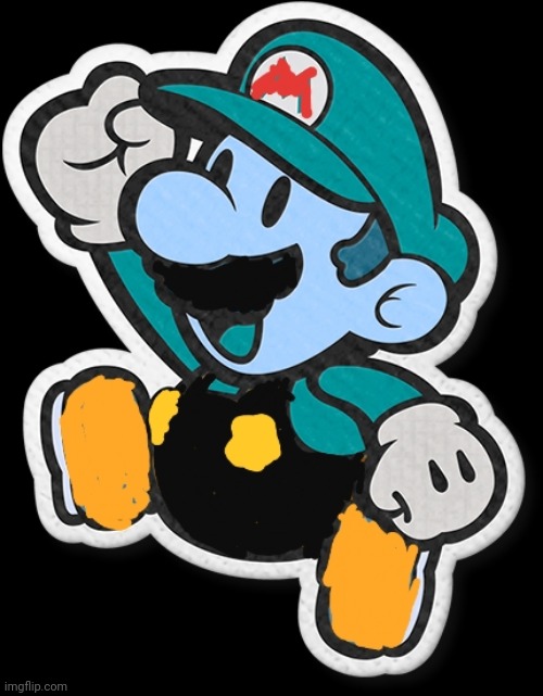 Gameslayer in paper mario | image tagged in memes,funny,paper mario,mario | made w/ Imgflip meme maker