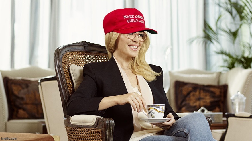 When u roleplay. | image tagged in maga kylie | made w/ Imgflip meme maker