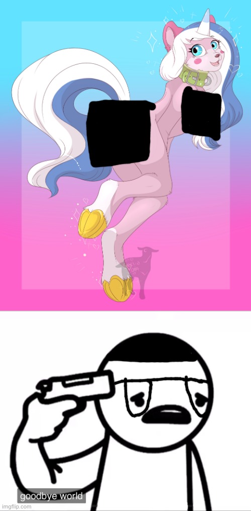 Goodbye world | image tagged in asdf goodbye world,manuel,unikitty,rule 34,hentai,hentai_haters | made w/ Imgflip meme maker