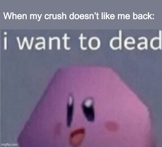 Lmao pain. | When my crush doesn’t like me back: | image tagged in pain | made w/ Imgflip meme maker