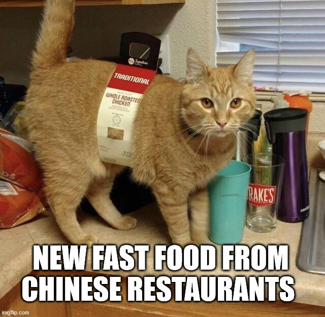 NEW FAST FOOD FROM CHINESE RESTAURANTS | made w/ Imgflip meme maker