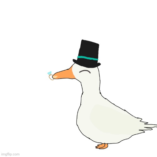 Random ring bearer goose. Enjoy because it's my gift to all of you | image tagged in goose | made w/ Imgflip meme maker