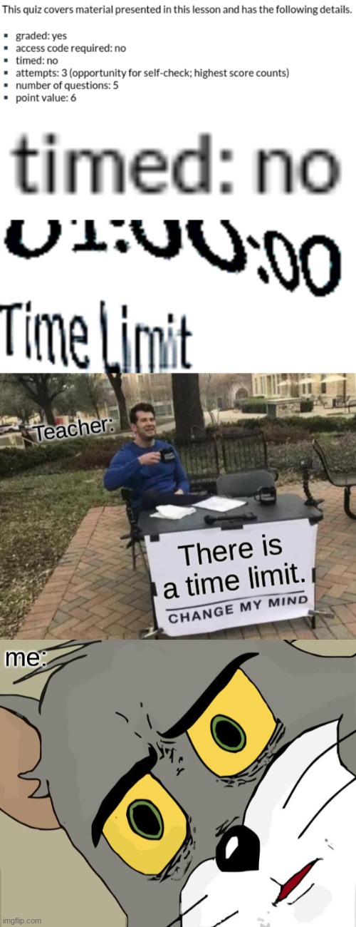 Bruh Moment | image tagged in dumb people,unsettled tom,change my mind,school,stupid people | made w/ Imgflip meme maker