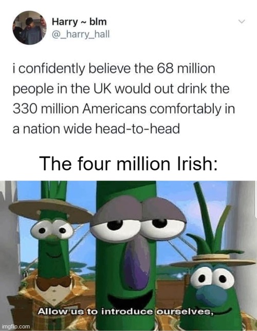 Allow us to introduce ourselves | image tagged in veggietales 'allow us to introduce ourselfs' | made w/ Imgflip meme maker