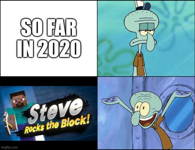 Squidward | SO FAR IN 2020 | image tagged in squidward | made w/ Imgflip meme maker