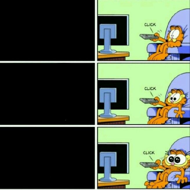 High Quality Garfield Blank Meme Template