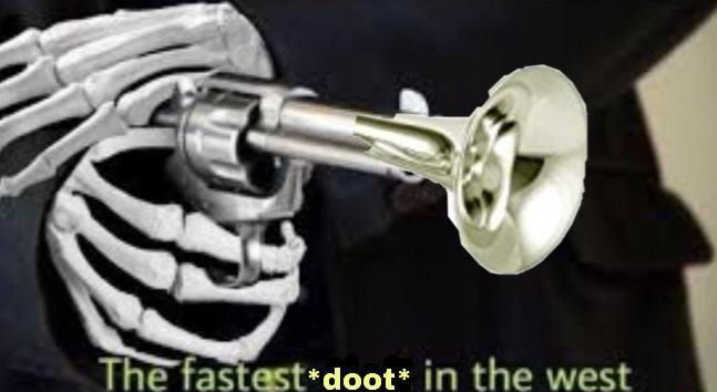 The fastest doot in the west Blank Meme Template