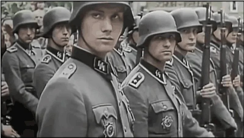High Quality ww2 officers Blank Meme Template