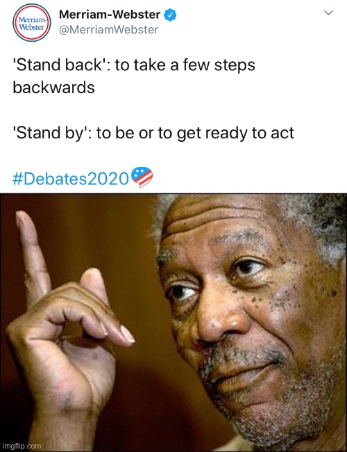 You know you did something wrong when you get your ass dissed by a dictionary. | image tagged in this morgan freeman,merriam webster,dictionary,shade,diss,donald trump | made w/ Imgflip meme maker