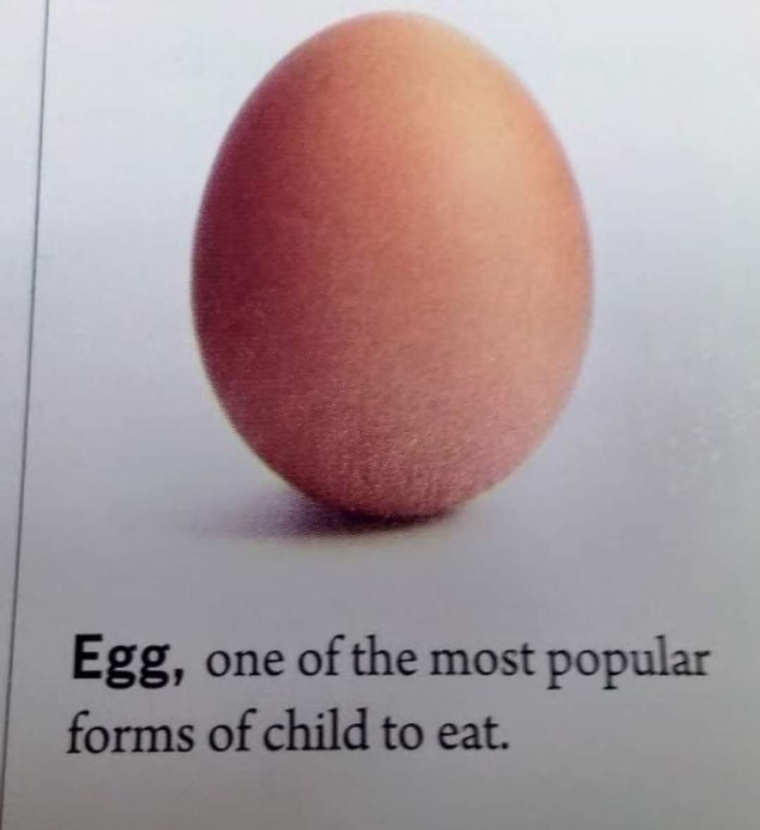Egg one of the most popular forms of child to eat Blank Meme Template