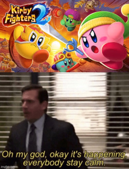 YES | image tagged in oh my god okay it's happening everybody stay calm,kirby | made w/ Imgflip meme maker