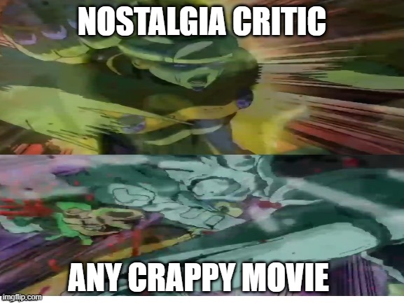 7 Page Muda Template | NOSTALGIA CRITIC; ANY CRAPPY MOVIE | image tagged in 7 page muda template,nostalgia critic | made w/ Imgflip meme maker