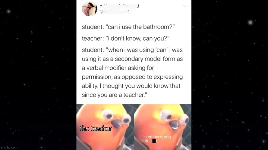 Who says little kids can't roast others | image tagged in school,rekt,memes | made w/ Imgflip meme maker