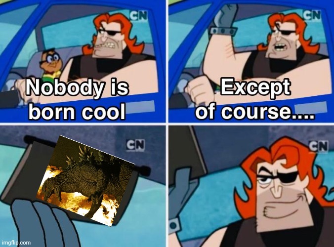 Nobody is born cool | image tagged in nobody is born cool | made w/ Imgflip meme maker