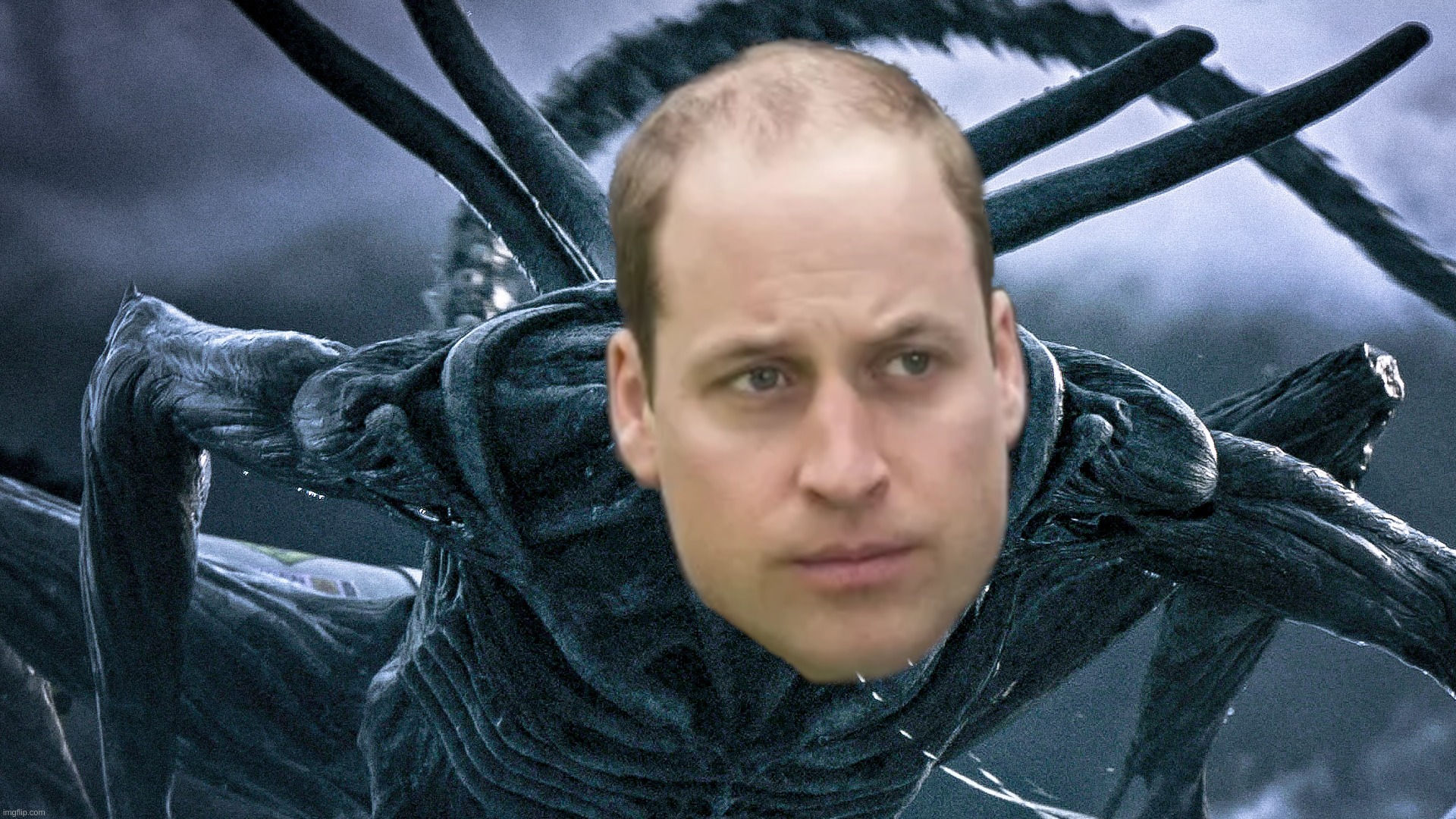 Prince William Xenomorph of the Covenant | image tagged in prince,william,xenomorph,covenant,alien | made w/ Imgflip meme maker
