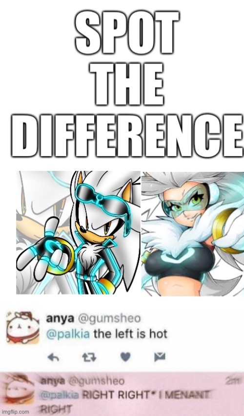 image tagged in anime,funny memes,memes,dank memes,silver the hedgehog,right i meant right | made w/ Imgflip meme maker