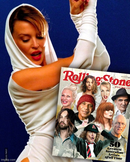 Kylie rolling stone dance Blank Meme Template