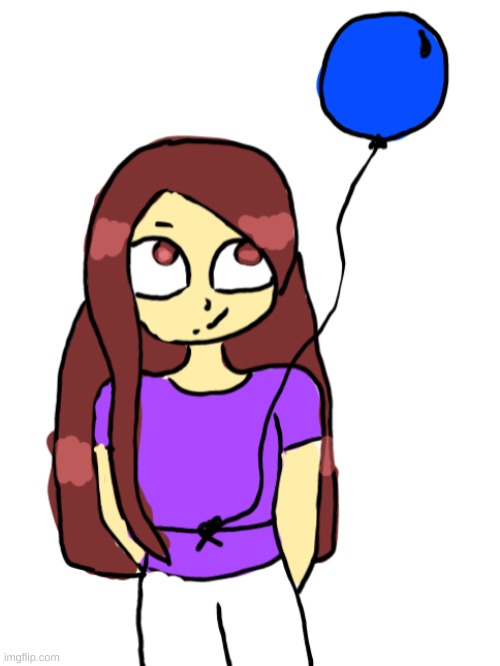 Aria (Aria_Faith) and a bLuE bAlLoOn (also for that project I'm making) | made w/ Imgflip meme maker