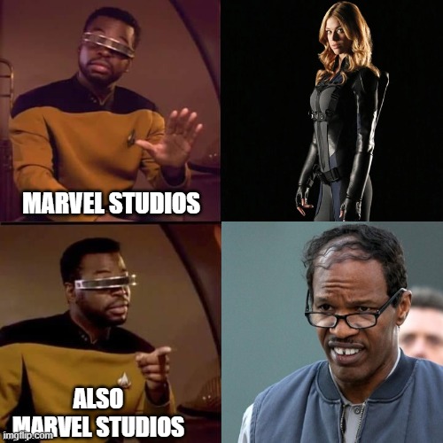 Geordi Drake | MARVEL STUDIOS; ALSO MARVEL STUDIOS | image tagged in geordi drake | made w/ Imgflip meme maker