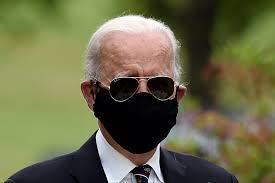 High Quality Cool Masked Joe Biden Blank Meme Template
