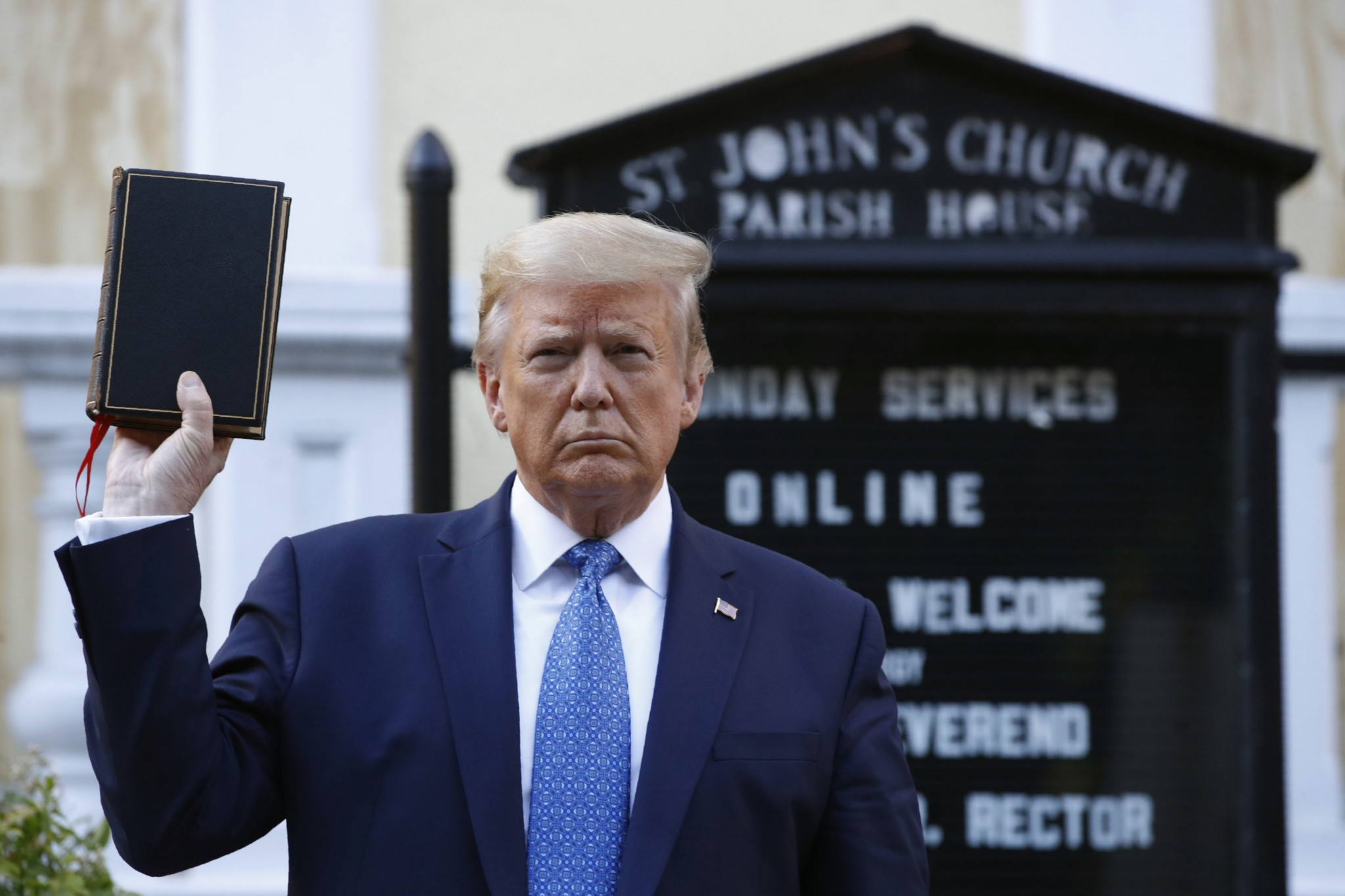 Trump Bible Abuse Blank Meme Template