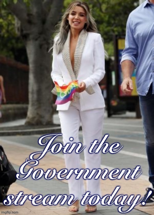 Alternative roleplay government stream. We elect Presidents, write Constitutions. Biggest rule: No bigotry allowed. Join today! | image tagged in dannii join the government stream today,government,roleplaying,latest stream,meme stream,imgflip trends | made w/ Imgflip meme maker