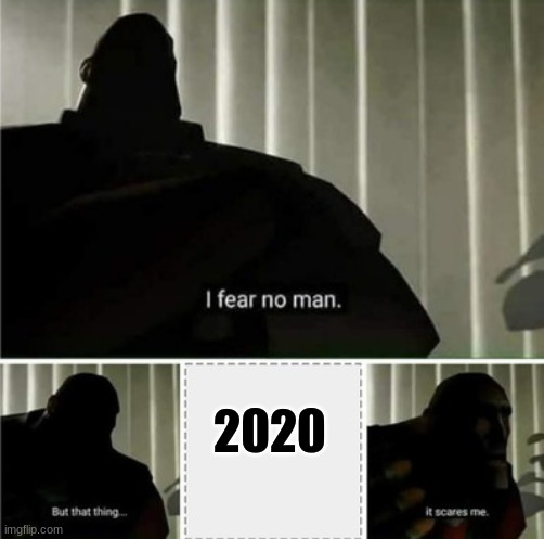 2020 scares everyone | 2020 | image tagged in 2020 sucks | made w/ Imgflip meme maker