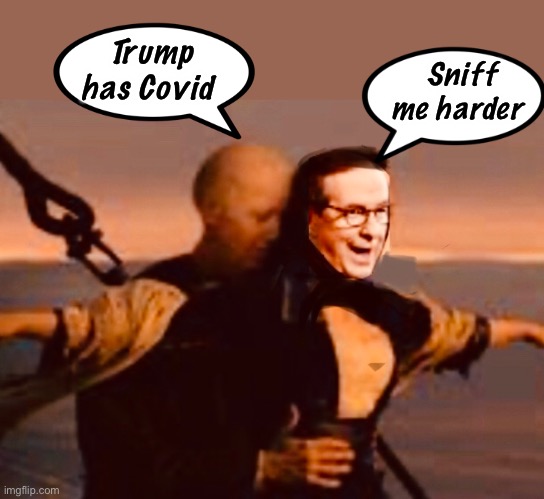 Biden loves Chris | Trump has Covid; Sniff me harder | image tagged in joe biden,fox news,politics | made w/ Imgflip meme maker