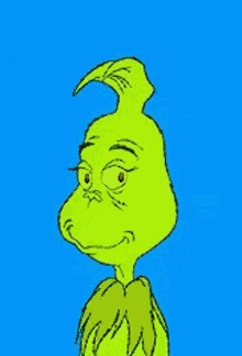 High Quality Grinch smile Blank Meme Template