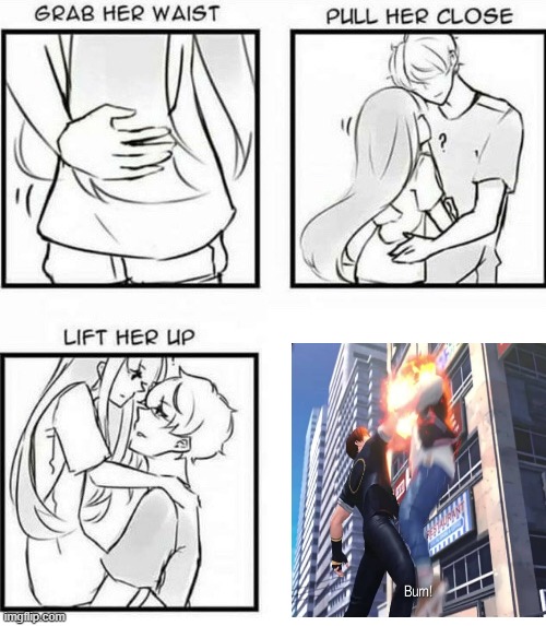 Burning Touch | image tagged in how to hug | made w/ Imgflip meme maker